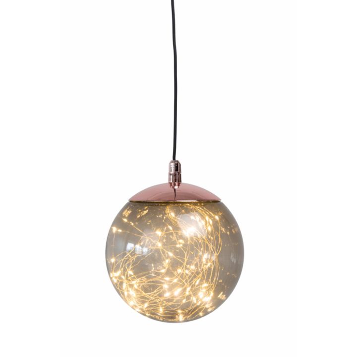 LED-dekoratiivne valgusti Airam Tirandi suitsuklaas Ø 20 cm