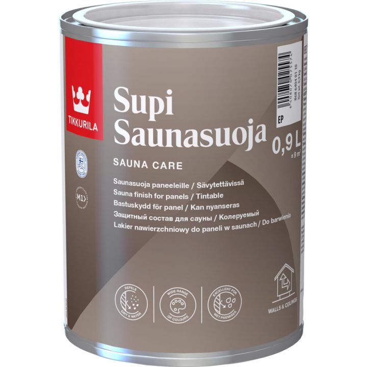 Saunakaitseaine Tikkurila Supi Saunasuoja 0,9 l
