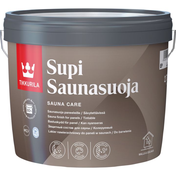 Saunakaitseaine Tikkurila Supi Saunasuoja 2,7 l