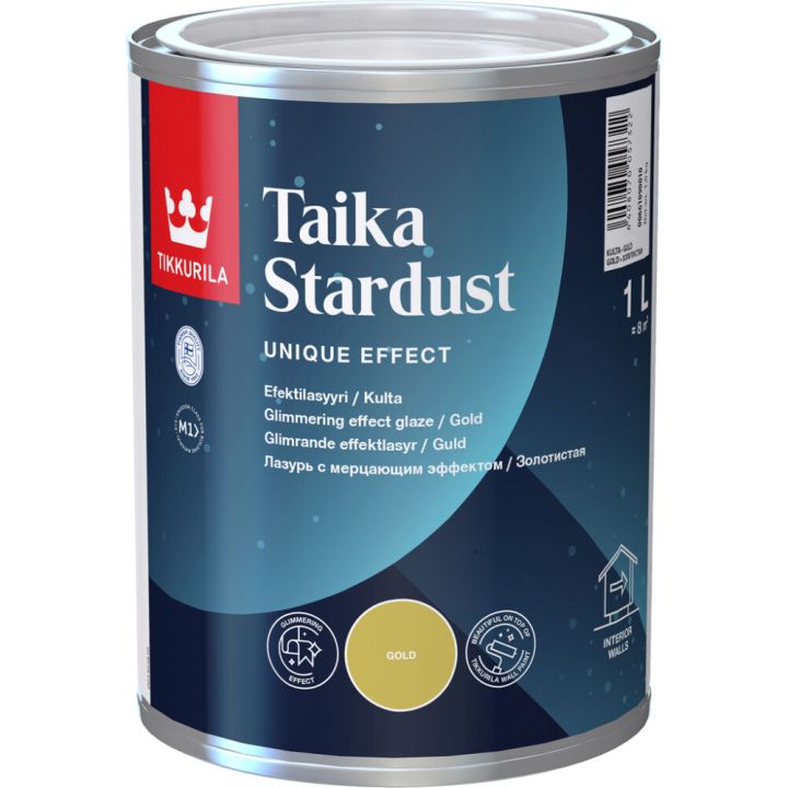 Efektlasuurvärv Taika Stardust kuld 1 l
