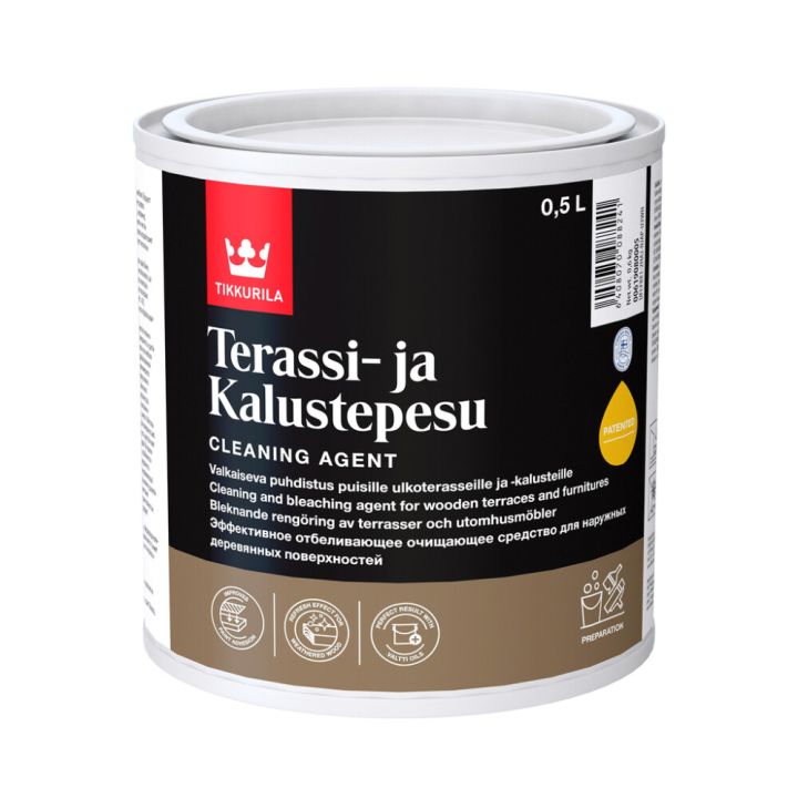 Puitpindade puhastusvahend Tikkurila Terassi- ja kalustepesu 0,5 l