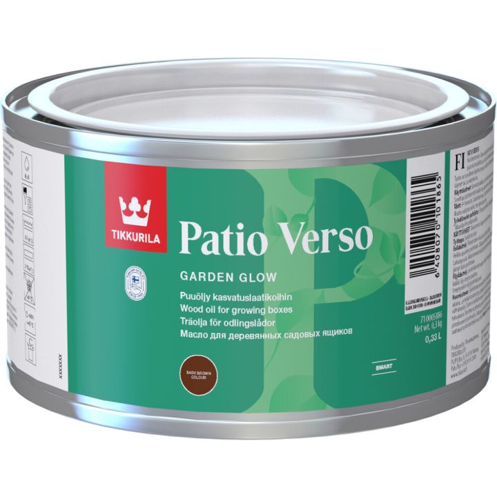 Puiduõli Tikkurila Patio Verso pruun 0,33 l