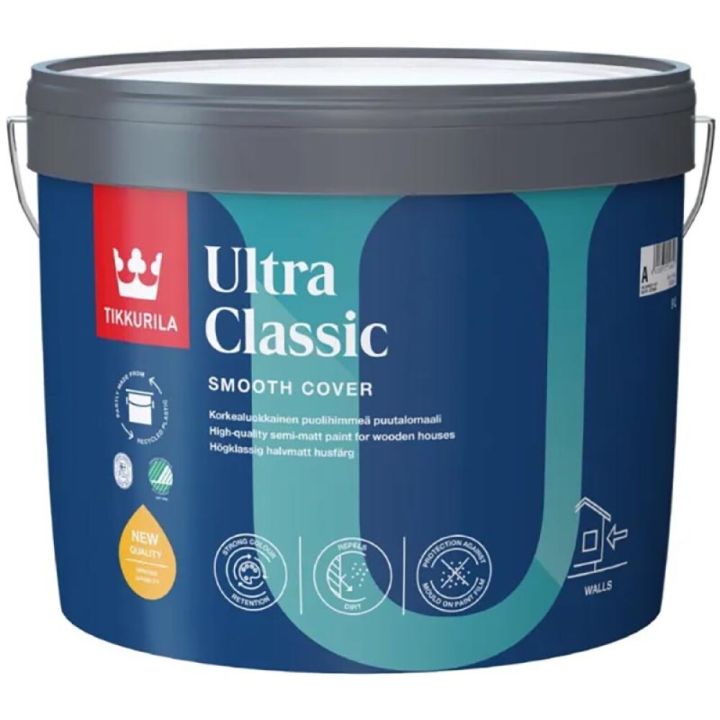 Puitfassaadivärv Tikkurila Ultra Classic C ainult toonimiseks 2,7 l