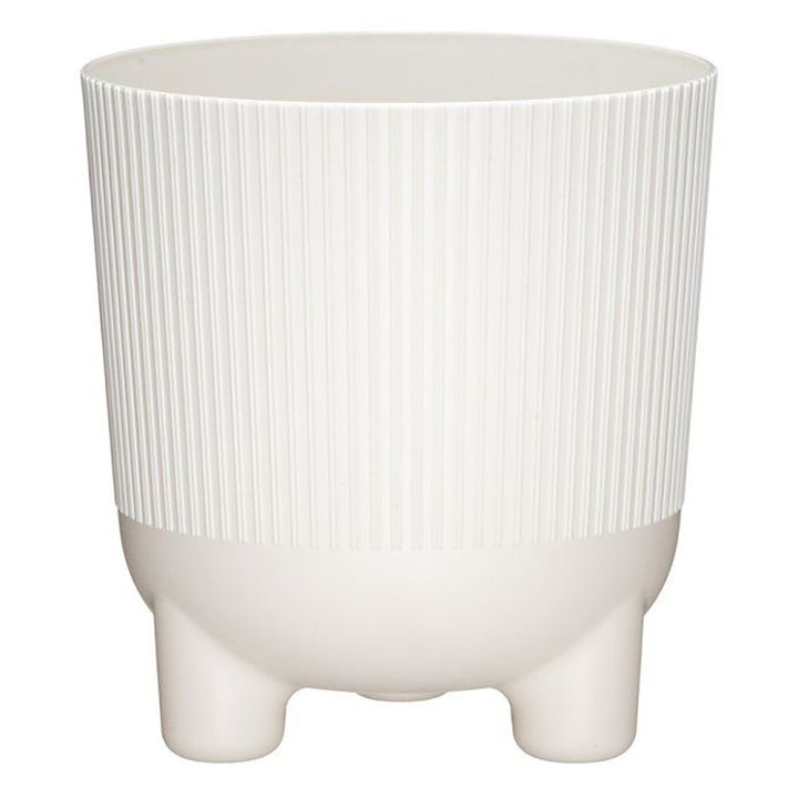 Ümbrispott 4living Aria Jumper Ø 18 cm, valge