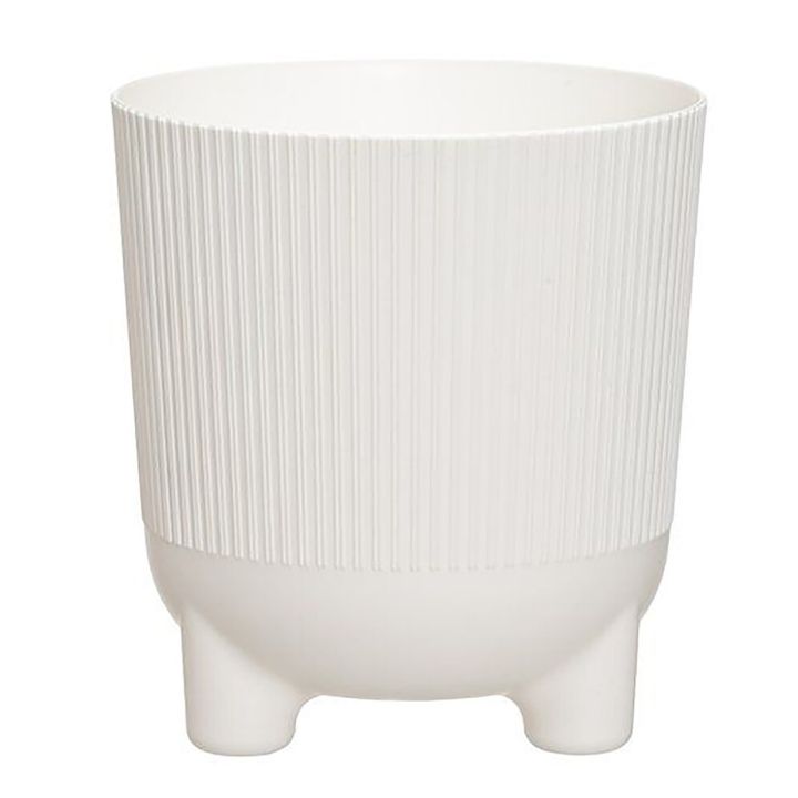 Ümbrispott 4living Aria Jumper Ø 14 cm, valge