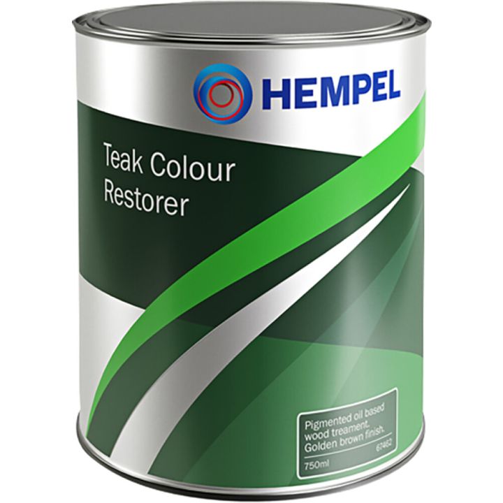 Tiikpuu õli Hempel Teak Colour Restorer pigmenteeritud 0,75 l