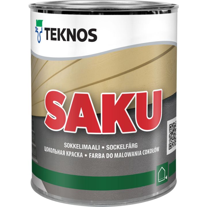 Soklivärv Teknos Saku PM1 valge