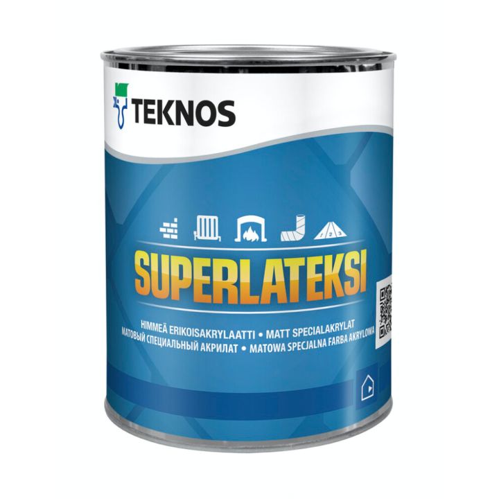 Sisevärv Teknos Superlateksi PM3 ainult toonimiseks 0,9 l