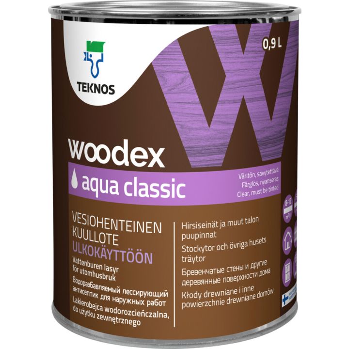 Puidukaitse Teknos Woodex Aqua Classic 0,9 l