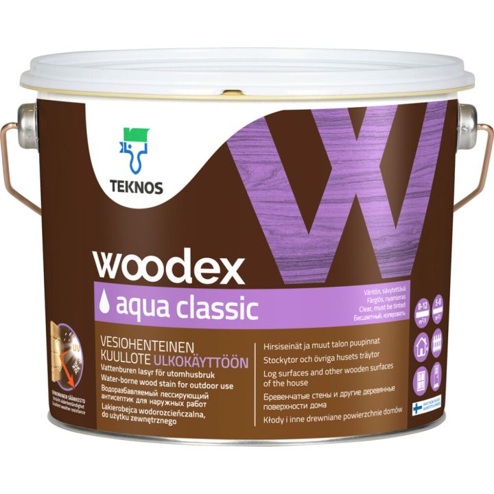 Puidukaitse Teknos Woodex Aqua Classic 2,7 l