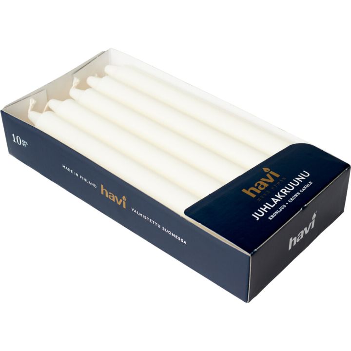 Kroonküünal Havi 10 tk, valge