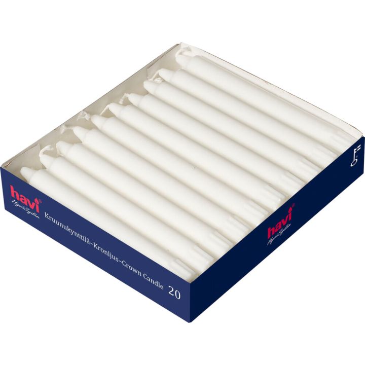 Kroonküünal Havi 20 tk, valge