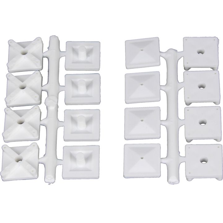 Peegli kinnitustarvikud Pisla valge