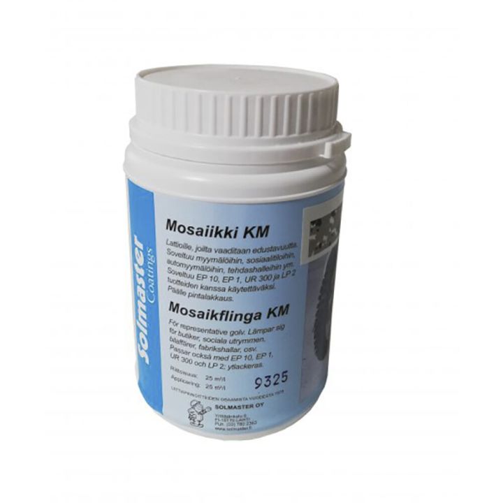Mosaiikhelves Solmaster KM 61 1 l, must-valge