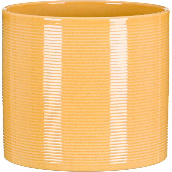 Ümbrispott Ø 14 cm, kollane