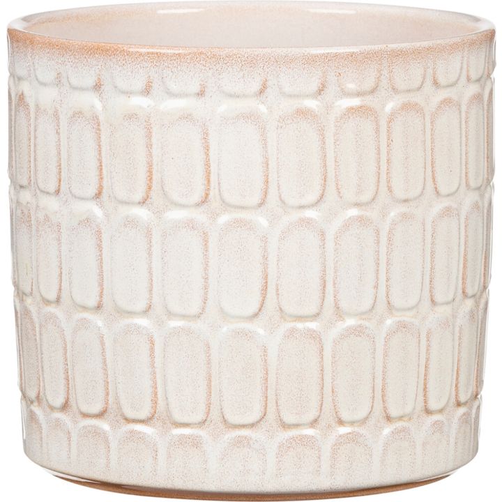 Ümbrispott Opale 14 cm, valge