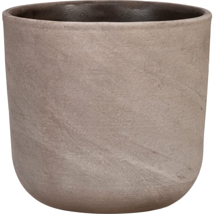Ümbrispott Scheurich Travertino 18 cm, pruun