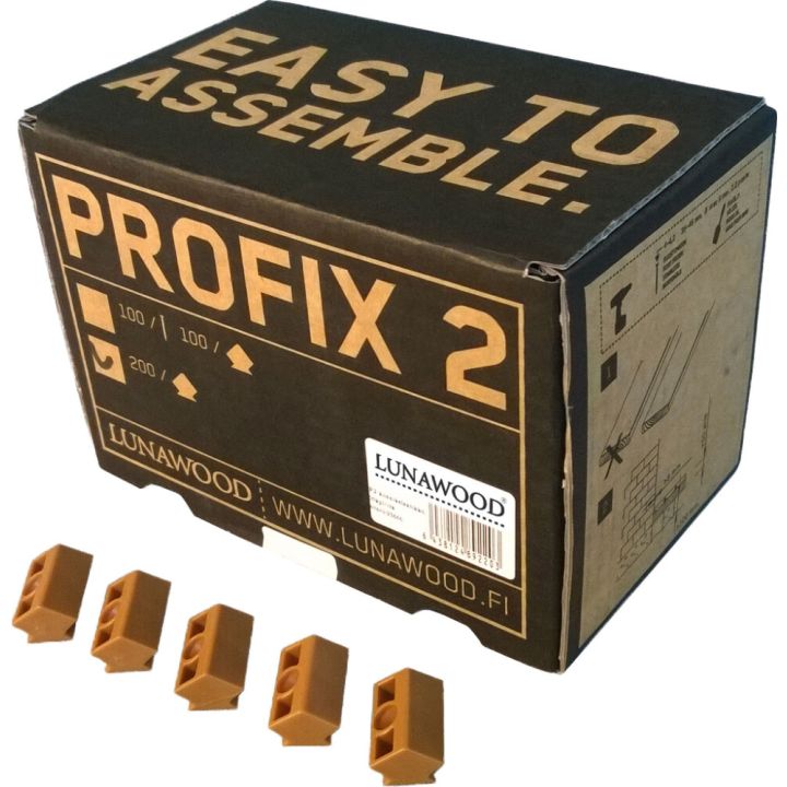 Paigaldustarvikute komplekt Lunawood Profix 2 Clip