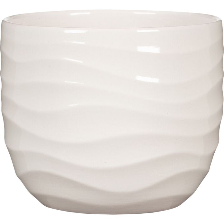 Ümbrispott Breeze Ø 24 cm, valge