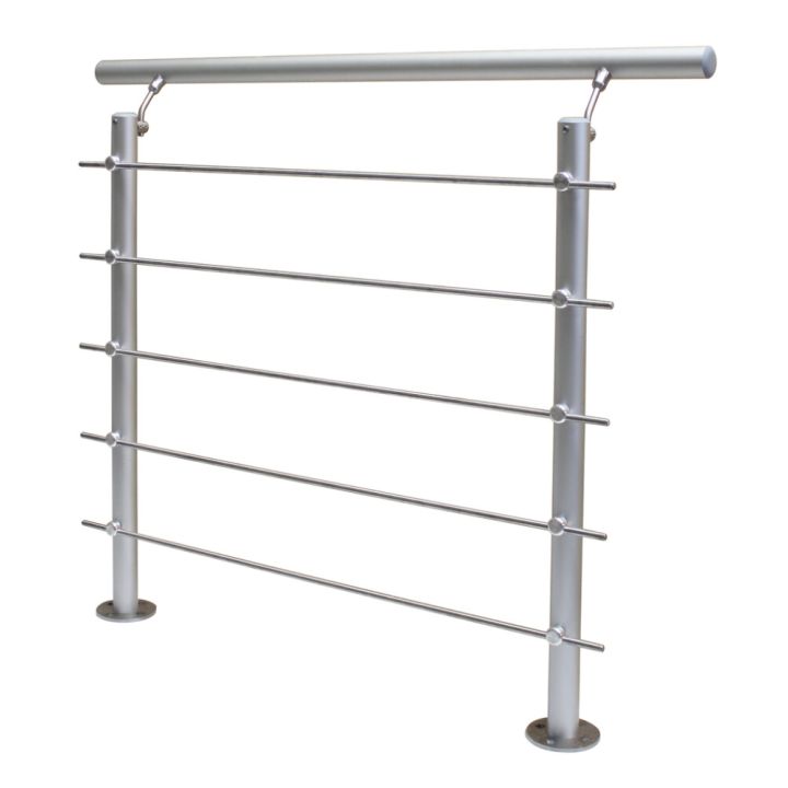 Piirdekomplekt sise- ja väliskasutuseks AG2, anodeeritud alumiinium, pealmine paigaldus