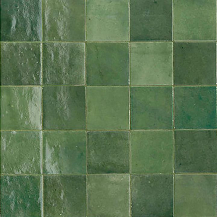 Seinaplaat Marazzi Zellie Vert Bouteille 10 x 10 cm