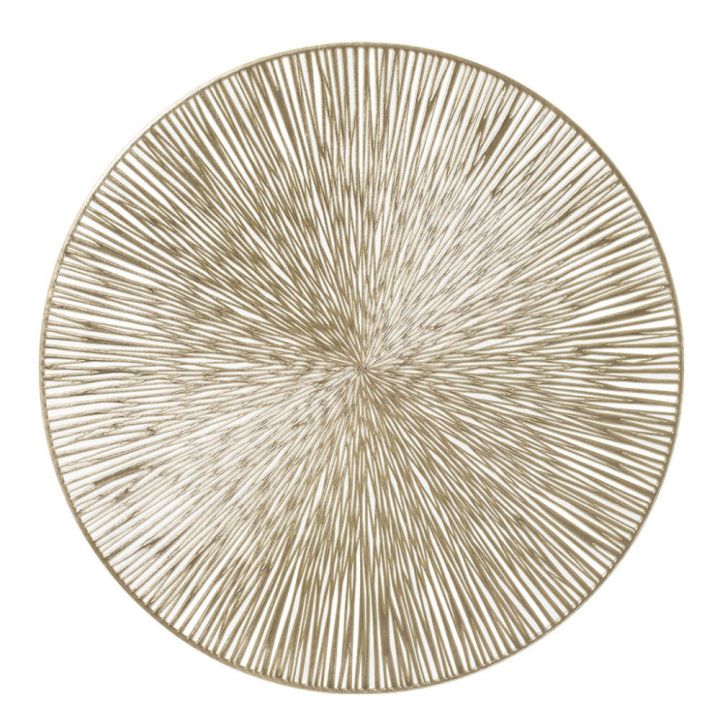 Taldrikualus Zeller Ø 38 cm, hõbedane Kuldne