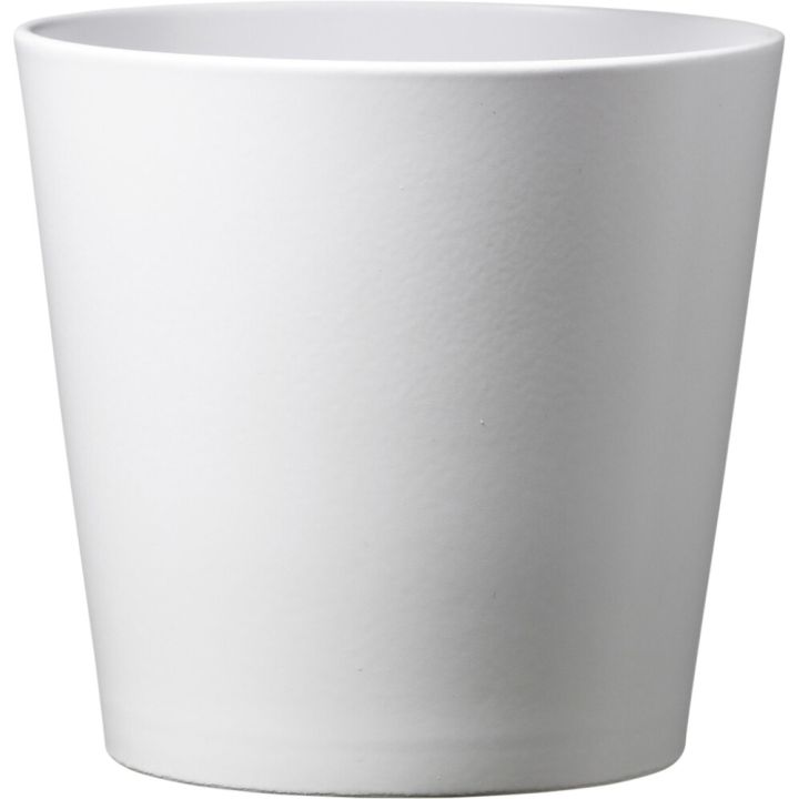 Ümbrispott Dallas Ø 21 cm, valge