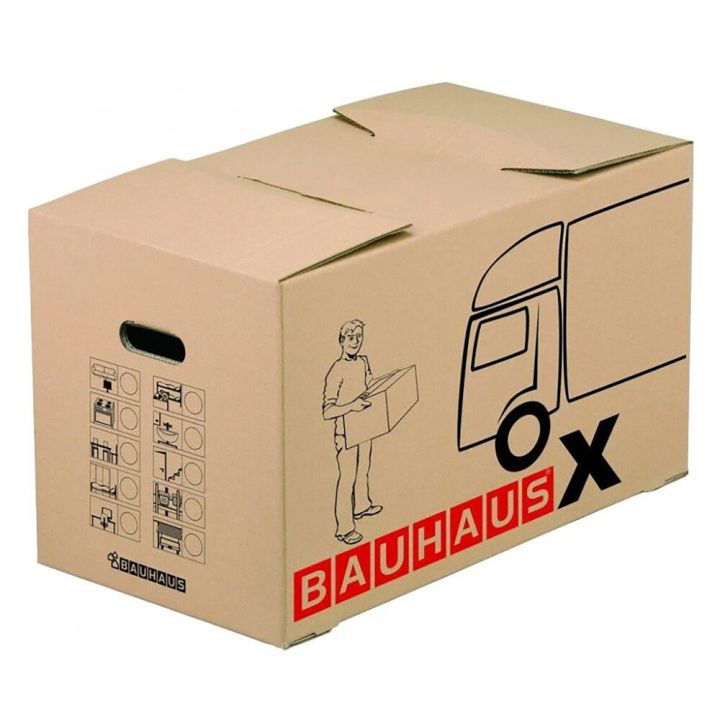 Pappkast BAUHAUS X 62,5 x 34,5 x 38 cm