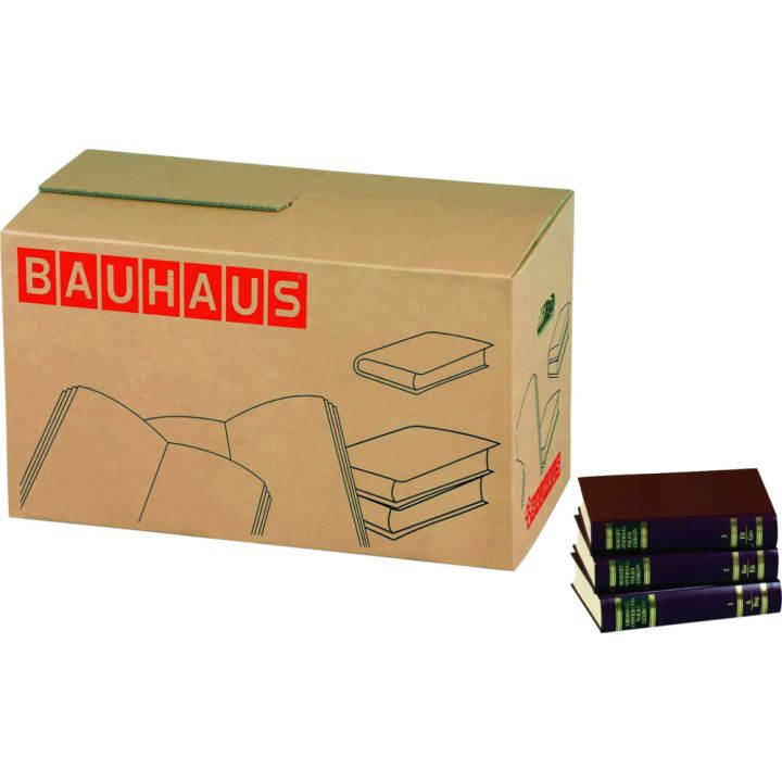 Pappkast raamatutele BAUHAUS 58 x 33 x 33,5 cm