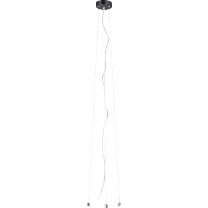 Riputuskomplekt  Paulmann  Volea valge 70-150 cm Must