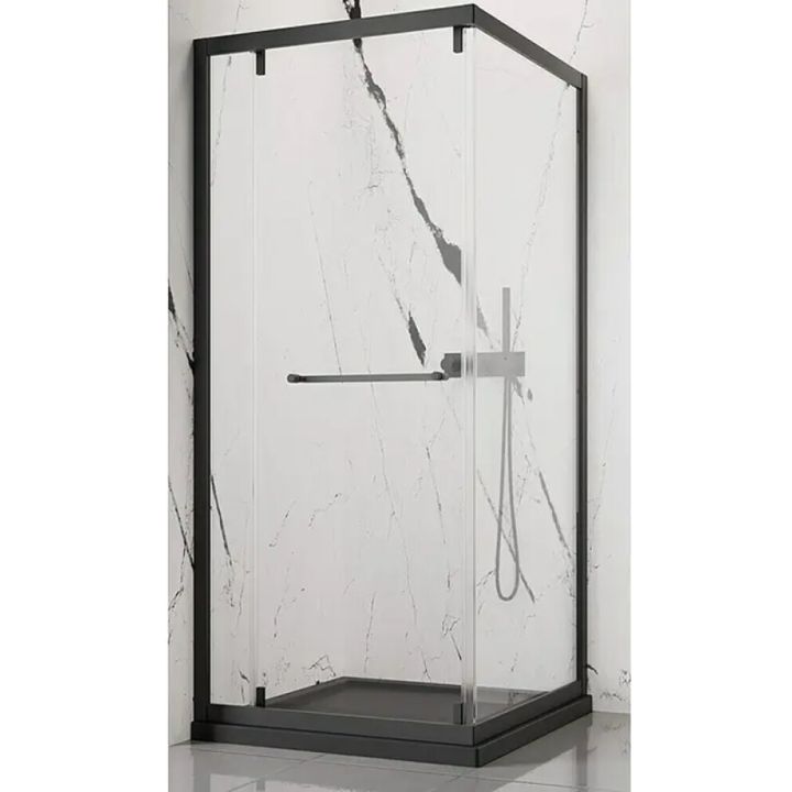 Dušinurk Camargue Verona 90 x 90 x 195 cm must