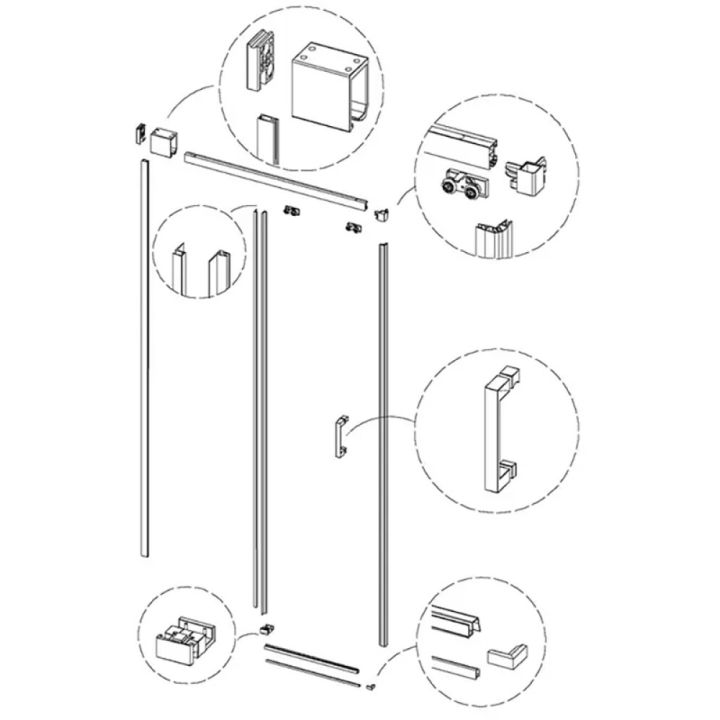 Kinnituskomplekt Camargue  Roma Mix & Match harjatud kuld