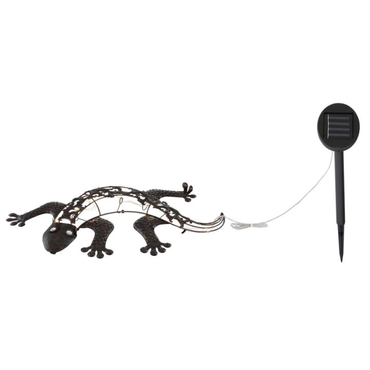 LED-solarvalgusti Globo Gekko