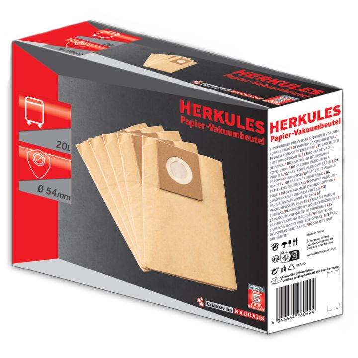 Paberist tolmukotid Herkules N-SV20