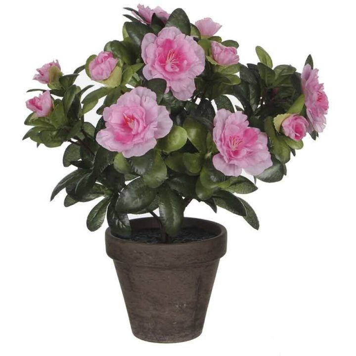 Kunstlill aasalea potis27 cm, roosa