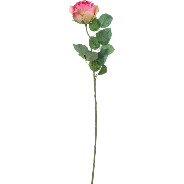 Kunstlill roos 69 cm, roosa