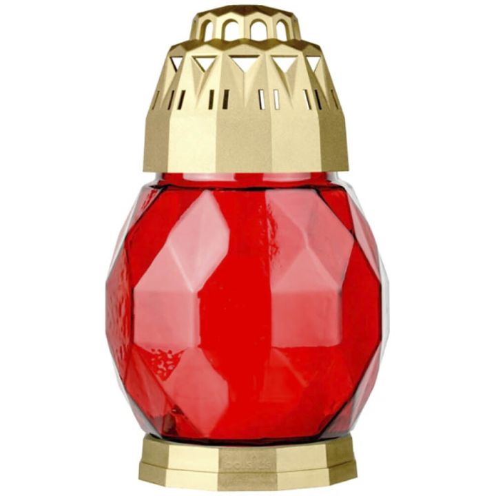 Kalmuküünal klaasis Teemant, punane, 24h