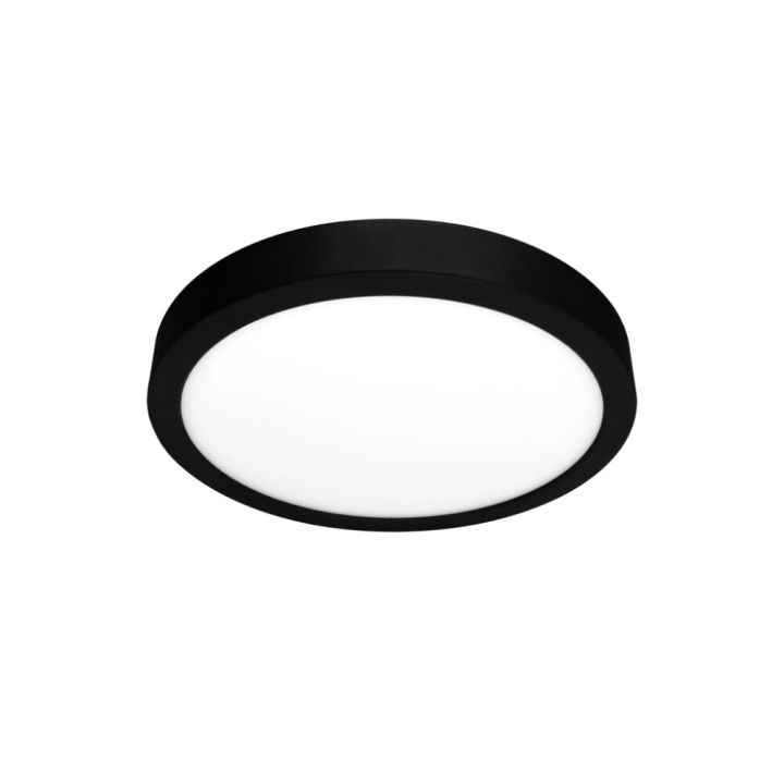 LED-paneelvalgusti Harju must Ø 16,3 cm