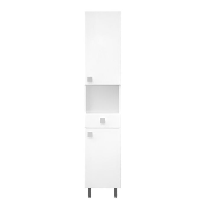 Kõrge kapp Aqualine Basic valge 166 cm