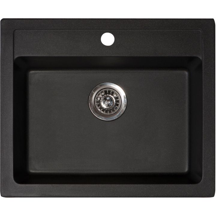 Köögivalamu Aqualine XQuadro 60 x 50 cm must