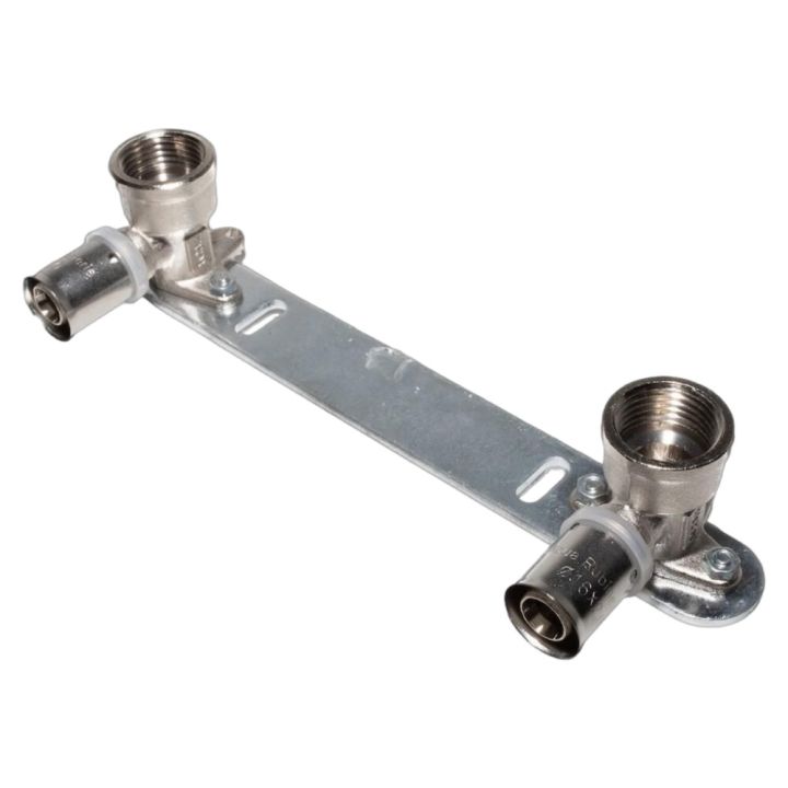 Segisti kinnitusplaat Aqua Rubinetterie Al-pex 16 mm x 1/2" x 150 mm