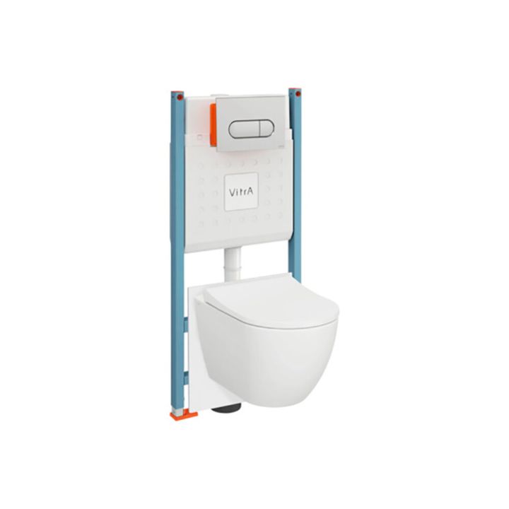 Seinapealne Vitra WC komplekt 4IN1 Mia60 SMOOTHFLUSH