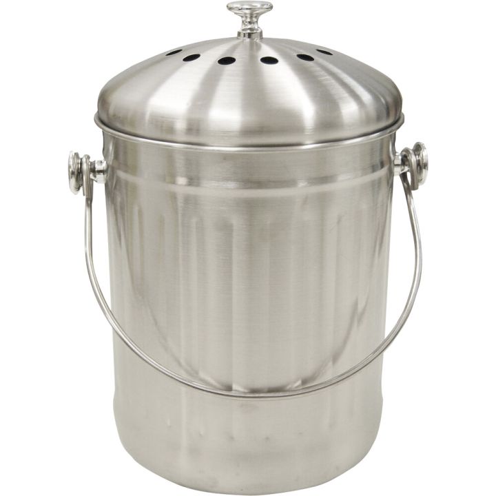 Biojäätme nõu 5 l roostevaba teras