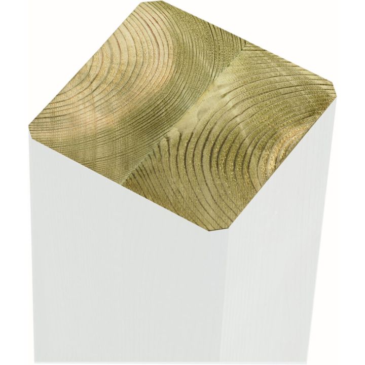 Post Plus  6,8 x 6,8 x 128 cm valge