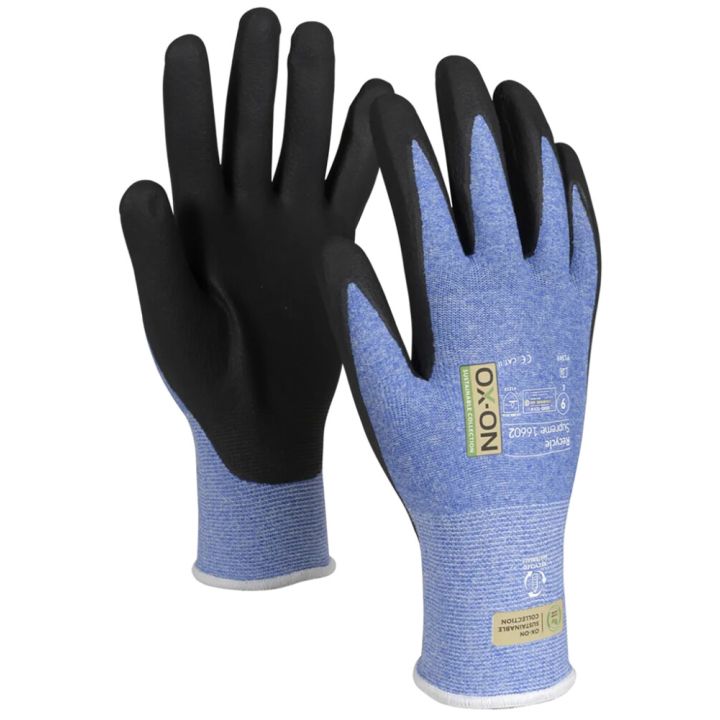 Töökindad OX-ON Recycle Supreme 16602 sinine