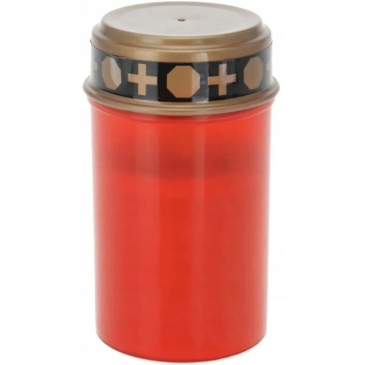 LED-hauaküünal Ø 6,5 x 12 cm punane