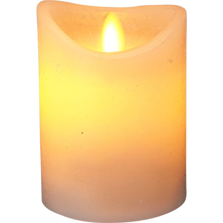 LED-küünal 7,5 x 10 cm, valge