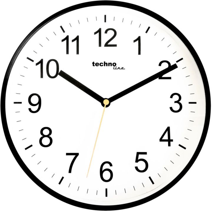 Kell Technoline Office WT 630 Ø 25 cm, must/valge