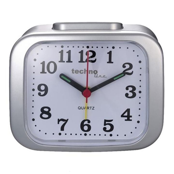 Äratuskell Technoline Modell XL 11 x 8,4 cm, hõbedane