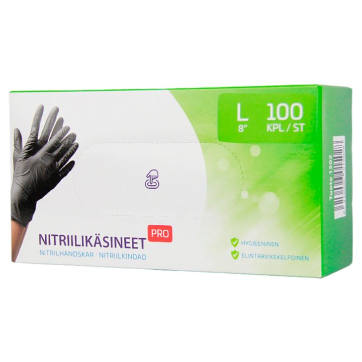 Nitriilkindad L 100 tk/pk